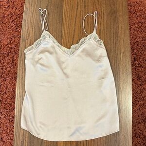 Abercrombie & Fitch light pink satin top